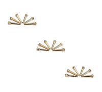 VICASKY 18pcs Acoustic Guitar Bridge Pins Brass Guitar String Studs Replacement