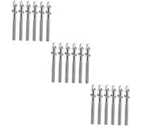 VICASKY 18pcs Drum Percussion Parts Replacement Tension Rods Lug Screws for Snare Drum