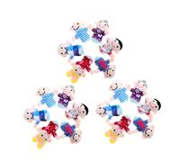 VICASKY 18pcs Finger Family Puppets Soft Hand Puppets for Early Education Role Play Storytelling and Imaginative Play Preschool Learning