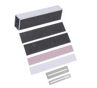 VICASKY 18pcs Guitar Fret Sanding Tool Kit for Leveling and Polishing Electric and Acoustic Guitars Includes Ruler Sandpaper and Spacer Essential