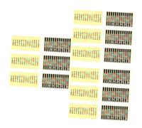 VICASKY 18pcs Guitar Fretboard Sticker Decal for Beginner Learn Notes Fingerboard Adhesive Educational Practice Tool