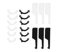 VICASKY 18pcs Invisible Nose Shaper Clips Set for Nose Lifting and Bridge Straightening, Adjustable Black White Inserts for Slimming and Beauty, Suitable for Daily Use and Facial Care