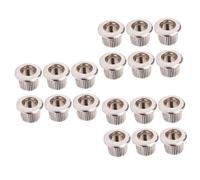 VICASKY 18pcs Tuner Machine Outer Diameter and Inner Diameter Bushings for Electric Guitar Replacement for Improved Sound and Playability