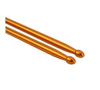 VICASKY 1pair Aluminium Alloy Drumsticks Anti-rust Drumsticks for Drummer Practice Drum Pads for Beginners and Professionals Golden