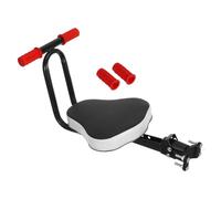 VICASKY 1Pc Adjustable Foldable Front Seat for Bicycle Electrocar Durable Bike Chair Black Front Loading Saddle for Family Trips and Tours