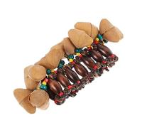 VICASKY 1pc African Tribal Style Drum Bell Bracelet Handmade Percussion Shaker for Djembe and Conga Design for Parties and Celebrations