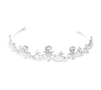VICASKY 1PC Baroque Rhinestone Bridal Crown Chic Crown Adornment for Weddings Elegant Headdress for Brides Lightweight Tiara with Stunning Visuals Beautiful Accessory for Special Occasions