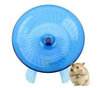 VICASKY 1Pc Blue Flying Saucer Exercise Wheel for Small Pets Durable Non Run Disc for Hamsters Hedgehogs and Other Small Animals Encourages Healthy Activity