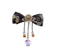 VICASKY 1PC Bowknot Gear Duckbill Clip Stylish Hair Accessory for Women Steam Luxurious Look for Securing Bangs Comfortable and Saving Hair Clip