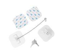 VICASKY 1pc Boy Girl Safety Cable Lock for and Doors Easy to Install White Window Lock Boy Girl Safety Prevent Finger Injuries