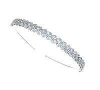 VICASKY 1PC Delicate Zircon Hair Hoop Stylish Headband for Women High End Decorative Accessory for Photography Daily Outfits Elegant for Loved Ones