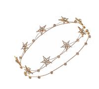VICASKY 1pc Headband Rhinestones for Brides and Wedding Guests Elegant Hair Decoration for Girls for Birthday and Christmas Celebrations