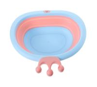 VICASKY 1pc Portable Folding Washbasin Cute -Shaped Basin for Adorable Travel Wash Basin Princess for Showers and Birthdays