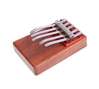 VICASKY 1pc Reddish Brown Kalimba Thumb Piano Musical Instrument for Beginners Easy to Carry Simple Play Design for Music and Boys and Girls