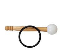 VICASKY 1pc Rubber Stick Instrument Buddha Sound Percussion Stick Crystal Bowl Rapping Musical Accessories for Sound Therapy