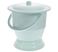 VICASKY 1PC Thickened Portable Chamber Pot with Lid Durable Urine Bucket Practical Spittoon for Home Use Convenient Piss Pot for Adults and Elderly