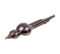 VICASKY 1pc Three-tone Gourd Flute for Beginners Traditional Chinese Musical Instrument Key Plated Finish Includes Random Chinese Knot Carry Case for Music
