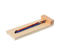 VICASKY 1pc Wooden Braid Hair Toy Learning to Braid Early Educational Toy for Boys and Girls