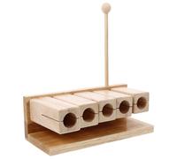 VICASKY 1Pcs Percussion Block Instrument for Preschool Education Fivetone Rhythm with Hammer Engaging Musical for Yoga and Musical Development