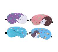 VICASKY 1set Adorable Cartoon Eye Masks for Sleeping Cold Compress Eye Covers Lightweight for Travel Yoga and Naps Soft and Comfortable Design