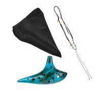 VICASKY 1set Alto Ocarina Portable Musical Instrument for Beginners Ergonomic Design Food-grade Material for Family Gatherings and Festivals