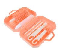 VICASKY 1set Bottle Cleaning Brush Portable Storage Box Nipple and Cleaners Lightweight and Practical for Home and Travel Use Materials