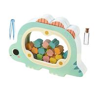 VICASKY 1set Boy Girl Wooden Tooth Keepsake Box Teeth Storage Container Unique for Newborns Creative Dragon Design Natural for Cherishing Childhood Memories