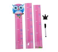 VICASKY 1set Boy Girl's Removable Height Measuring Wall Sticker Cartoon Animal Growth Chart for Boys and Girls Material Easy to Install and Non-Fading for Tracking Growth