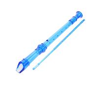VICASKY 1set Boys and Girls Educational Soprano Recorder Practical Clarinet for Boy Girl Blue Resin Music Toy for Beginners for Classroom and Home Practice