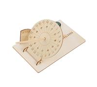 VICASKY 1Set DIY Sundial Clock Model Educational for Aid Teach Using Sun Shadows Science Project Kit for Home Classroom