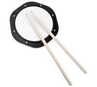 VICASKY 1set Drum Practice Pad Rubber Sticks Storage Bag Drum Accessory for Beginners and Advanced Drummers for Quiet Practice and Rhythm Training