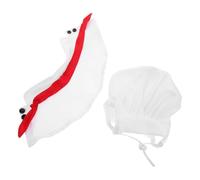 VICASKY 1Set Funny Pet Chef Costume with Dog Kitchen Hat Comfortable Puppy Cook Outfit for Parties and Holidays Soft Durable Material Easy to Wear Design