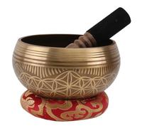 VICASKY 1set Handmade Meditation Bowl for Stress Relief and Sleep Improvement Multi- Therapy Instrument for Yoga Home Decor and Relaxation Spaces