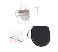 VICASKY 1set Key Acrylic Thumb Piano Creative Kalimba Instrument for Boy Girl Smooth Edges Sound Easy to Carry for Family Fun and Music Learning