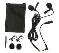 VICASKY 1set Lavalier Lapel Microphone for Smartphones and Cameras Lightweight Clip Mic for Interviews Live Streaming and Podcasting and Portable Design