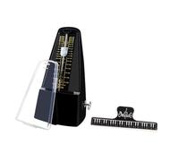 VICASKY 1set Mechanical Metronome for Piano Guitar Violin Construction with Music Note Clip Rhythm Tool for Musicians for Practice and Learning