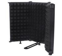 VICASKY 1set Microphone Filter Foldable Design Iron and Sponge Windscreen Cover Noise Reduction for Recording Studios Home Use and