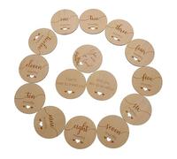VICASKY 1set Monthly Milestone Cards Growth Announcement Props for Boy Girl for Capturing Precious Moments and Media