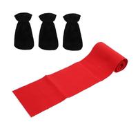 VICASKY 1set Piano Cover and Foot Sleeves Scratch Dust for Upright Pianos Elegant Velour Material Lightweight and Easy to Store Friends