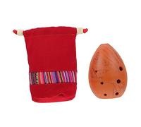 VICASKY 1set Portable Pear-shaped for Beginners Introductory Musical Instrument for Boys and Girls High-grade Pottery Material Beautiful Sound for Students