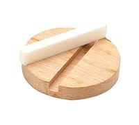 VICASKY 1set Resonator Guitar Biscuit and Saddle Kit Ox Bone and Replacement Parts Easy Installation for Beginners and Professionals for Luthiers and Guitar Makers
