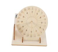 VICASKY 1Set Sundial Clock Model DIY Assembly Educational Scientific Model for Smooth Surface Design for Teaching Concepts Enhance