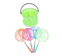 VICASKY 1Set Telescopic Stainless Steel Fishing Nets with Bucket Insects Catching Net for Butterflies Dragonflies and Aquatic Creatures Durable Easy to Use Compact