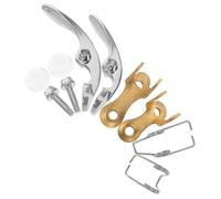 VICASKY 1set Trumpet Key Replacement Kit Complete Accessory Screws Pads and Base for Easy Trumpet Maintenance and Compatibility