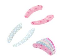 VICASKY 2 Pair Washable Toilet Seat Covers Fashion Printing, Chemical Fabric Material, Warmer Function and Tailored Fit for Toilet Shape, for Home and Travel Use Random Color