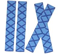 VICASKY 2 Pairs Drumstick Protectors Antiskid Tips for Drumstick Blue Irradiation Cross-linked Polyethylene Repeatable Water Washing Anti-slip for Drum Players