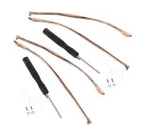 VICASKY 2 Pairs Glasses Arms Replacement for Eyeglasses Frames Universal Replacement Parts with Plastic and Metal Material Easy Installation for Stylish and Classic Eyewear