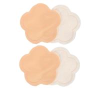 VICASKY 2 Pairs Nursing Breast Pads Feeding Pad Reusable Washable Cloth Velvet Lightweight Practical Cushion for Breastfeeding Moms