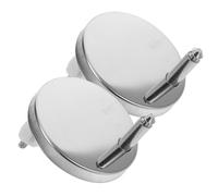 VICASKY 2 Pairs Toilet Seat Bolt with Quick Release Heavy Duty Metal Fasteners for Secure Mounting Easy Installation Repair Kit with Expanding Screws and Nuts Compatible with Multiple