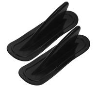 VICASKY 2 Pcs Bodyboarding Fins Sup Paddleboards Surfboard Boat Rudder Marine Tail Single Detachable Fin Tire Inflation Adaptor Black